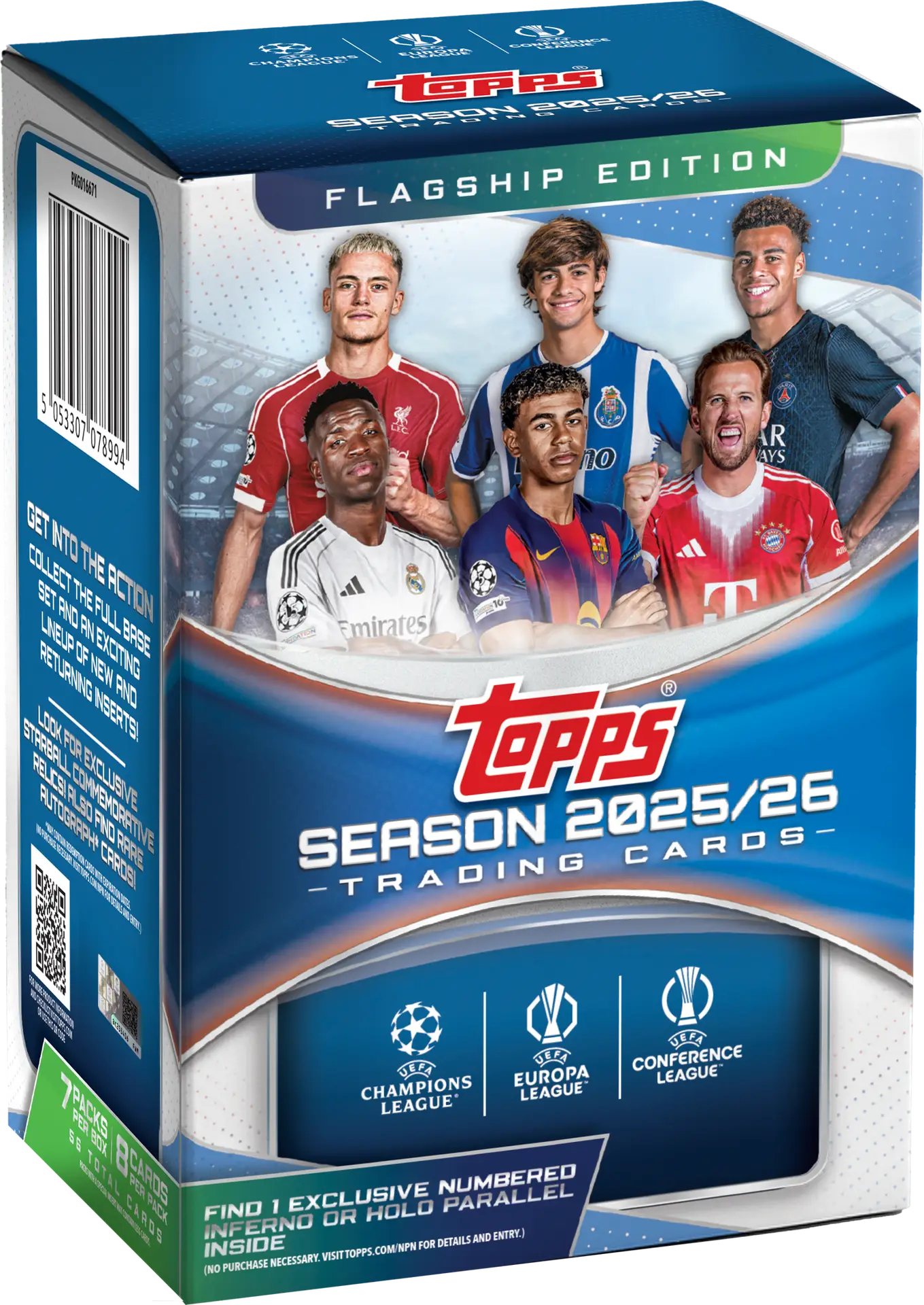 2025-26 Topps UEFA Club Competitions Soccer Blaster Box