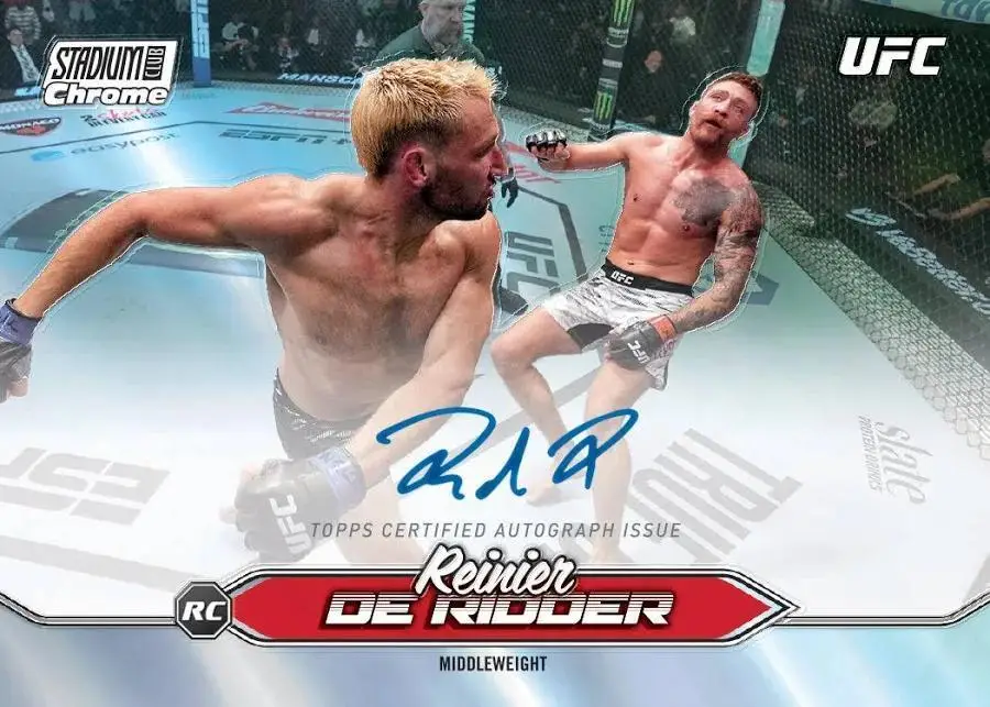 2025 Topps Stadium Club UFC Hobby Box - Image 6