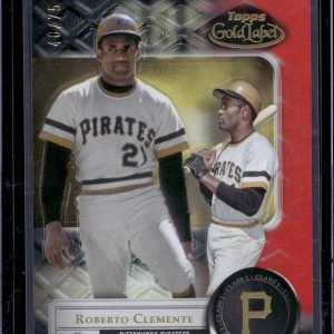 Roberto Clemente 2022 Topps Gold Label Class 1 Red /75 Pittsburgh Pirates 94