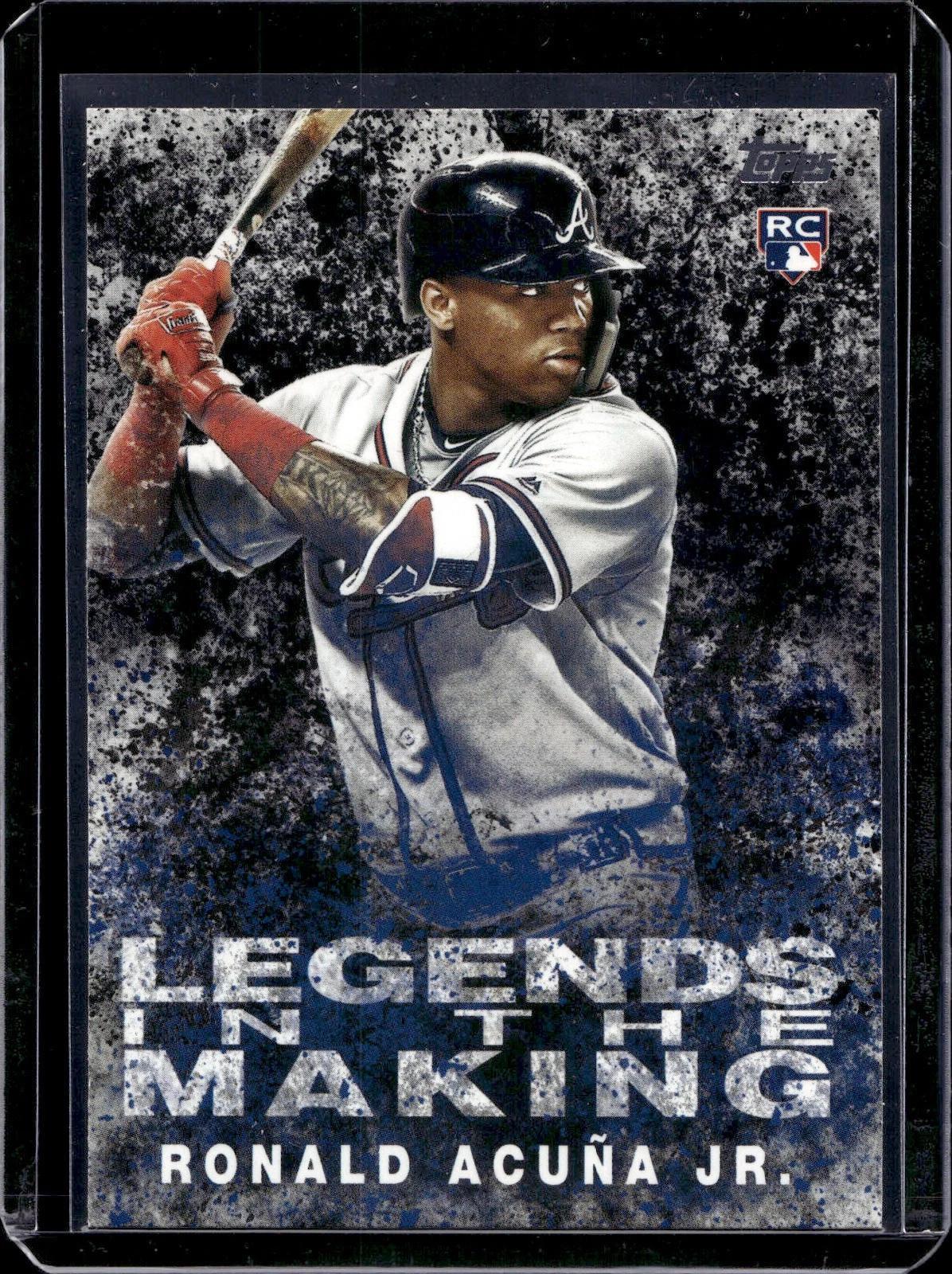 Ronald Acuna Jr. 2018 Topps Update Legends in the Making Black RC Atlanta Braves LITM-1