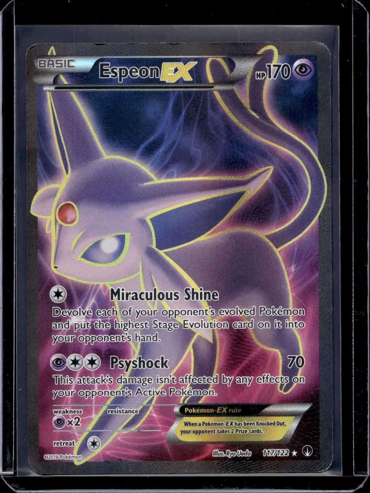 Espeon EX Pokemon XY - BREAKpoint (Full Art) 117/122