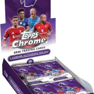 2025-26 Topps Chrome Premier League EPL Soccer Hobby Box (Pre-Sell)