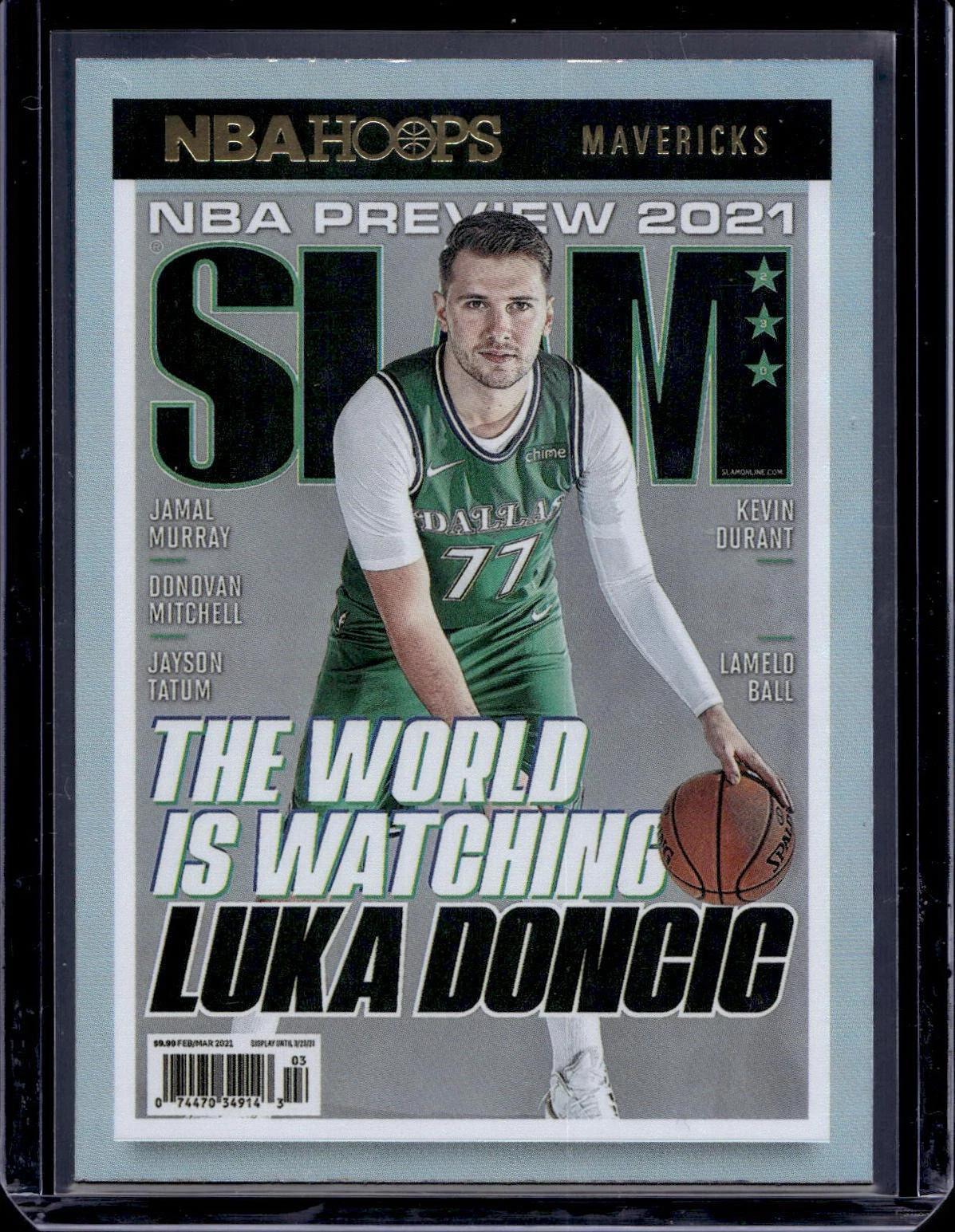 Luka Doncic 2021-22 Hoops Slam Holo Dallas Mavericks SLAM 230