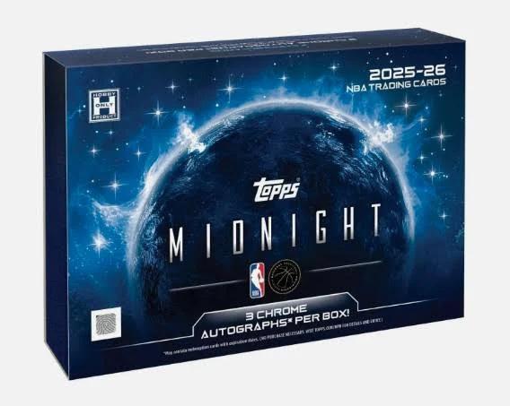 2025-26 Topps Midnight Basketball Hobby Box