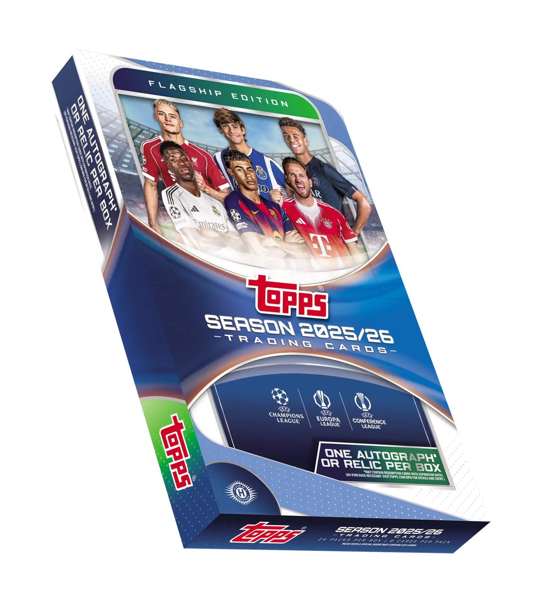 2025-26 Topps UEFA Club Competitions Soccer Hobby Box