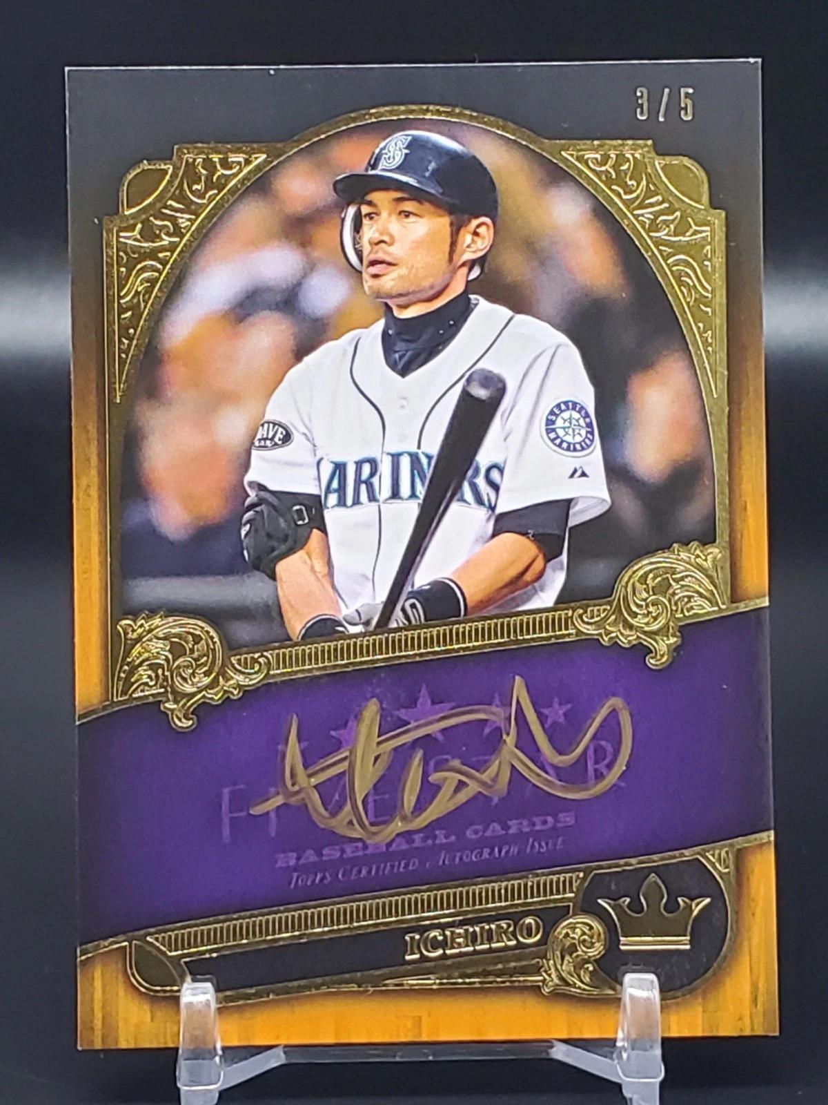 Ichiro 2022 Topps Five Star Baseball Royalty Auto /5 Seattle Mariners BR-1