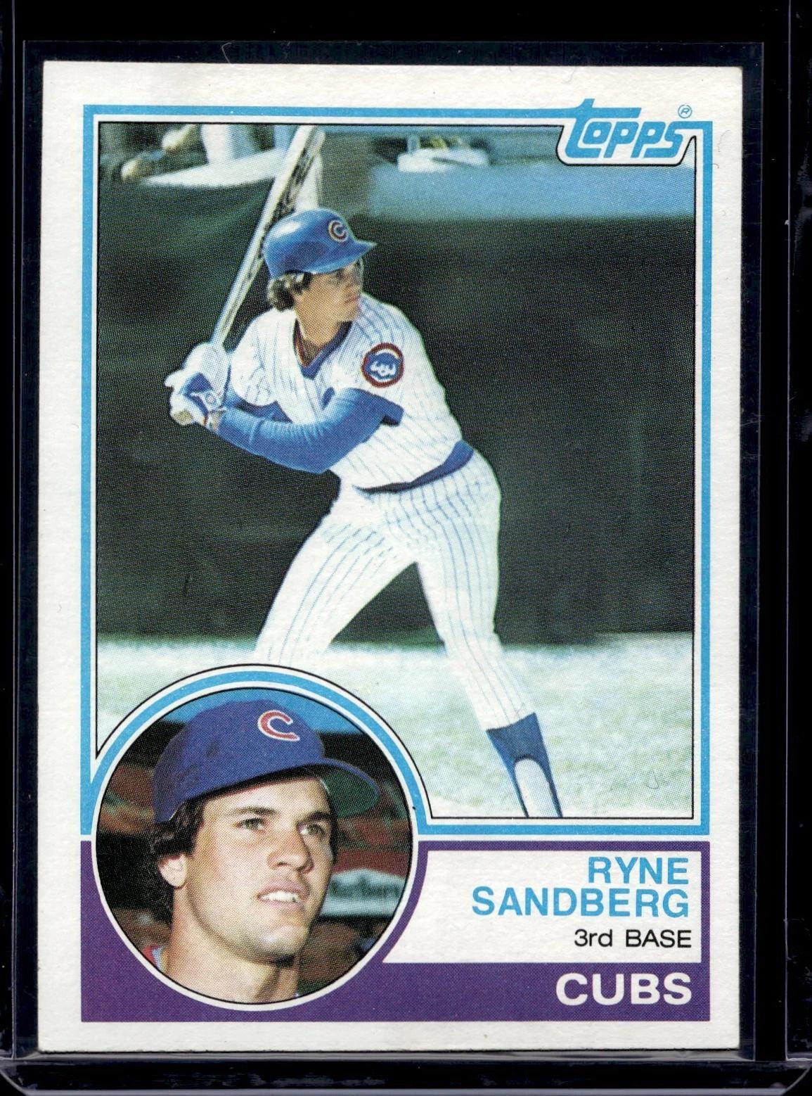 Ryne Sandberg 1983 Topps Rookie Chicago Cubs 83