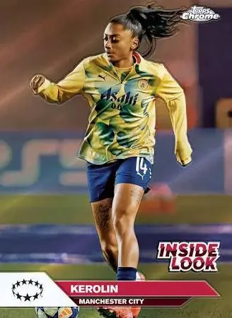 2024-25 Topps Chrome UEFA Women's Champions League Soccer Hobby Box - Image 3