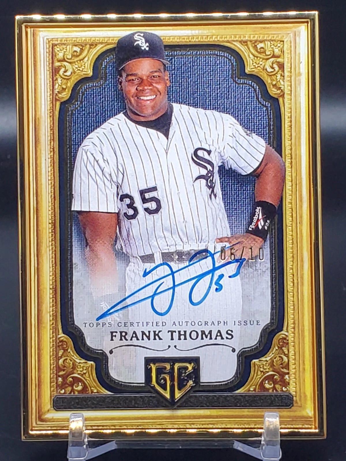 Frank Thomas 2024 Topps Gilded Gallery Of Gold Auto /10 Chicago White Sox