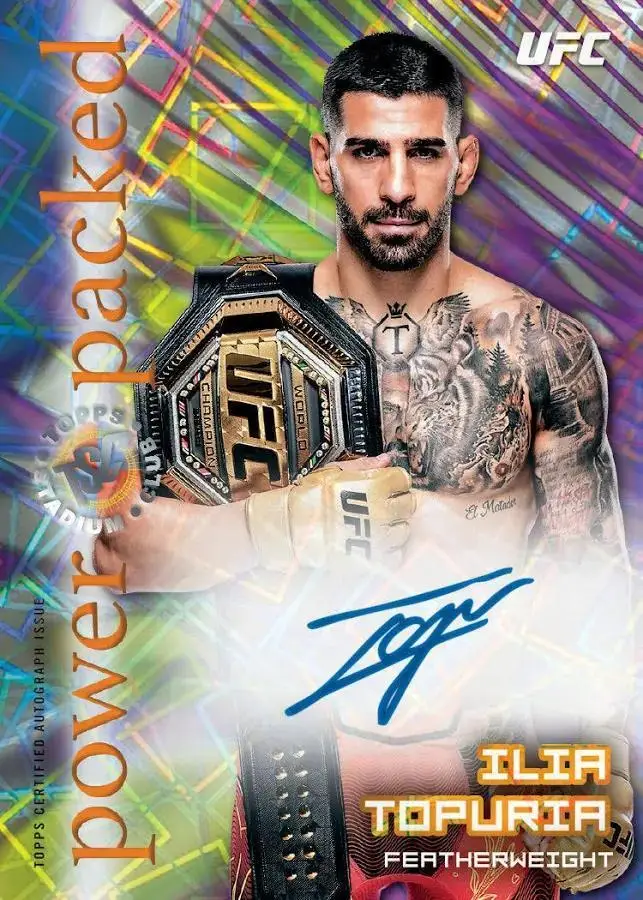 2025 Topps Stadium Club UFC Hobby Box - Image 4