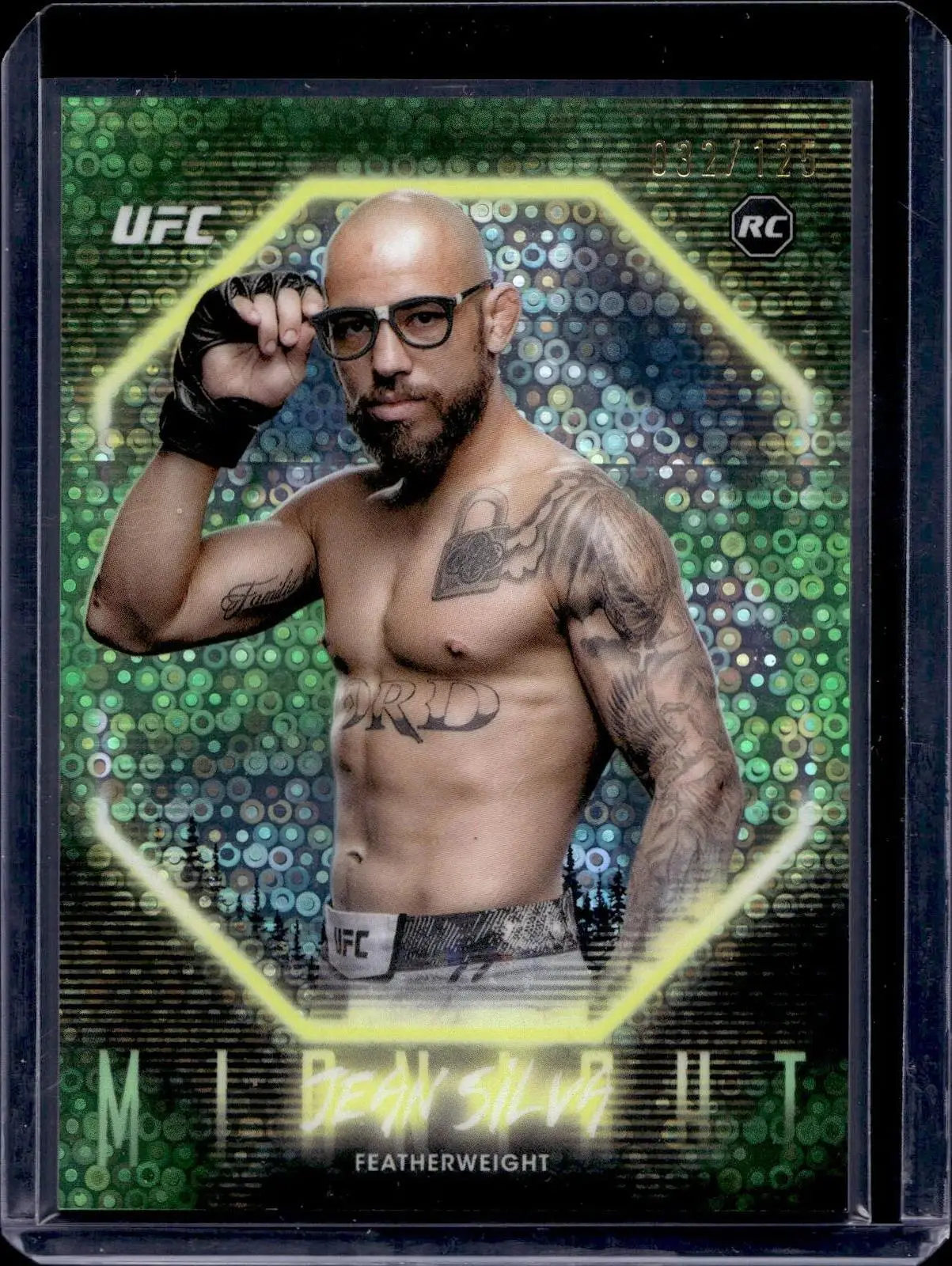 Jean Silva 2025 Topps Midnight UFC Morning /125 18