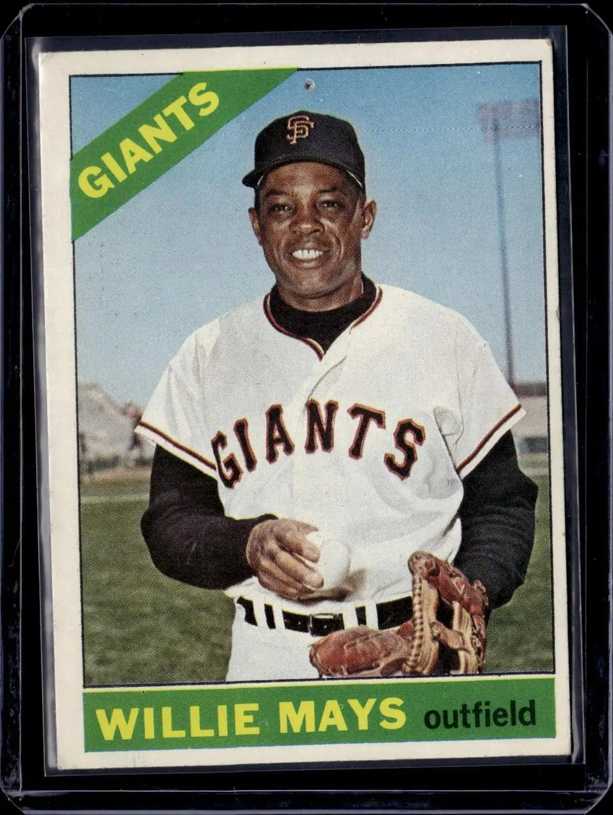 Willie Mays 1966 Topps San Francisco Giants 1