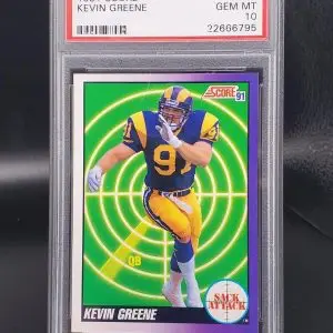 Kevin Greene 1991 Score Los Angeles Rams 658 PSA 10