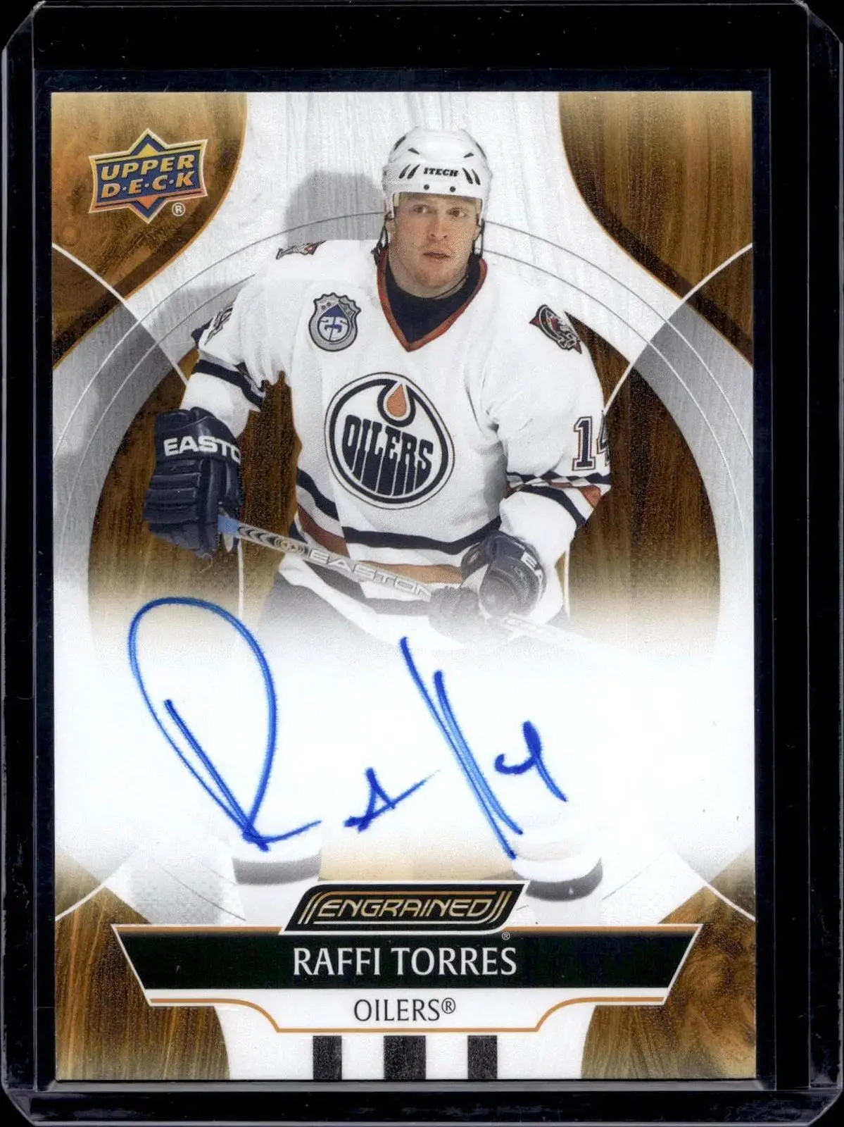 Raffi Torres 2024-25 Upper Deck Engrained Icons Auto Edmonton Oilers CA-FT