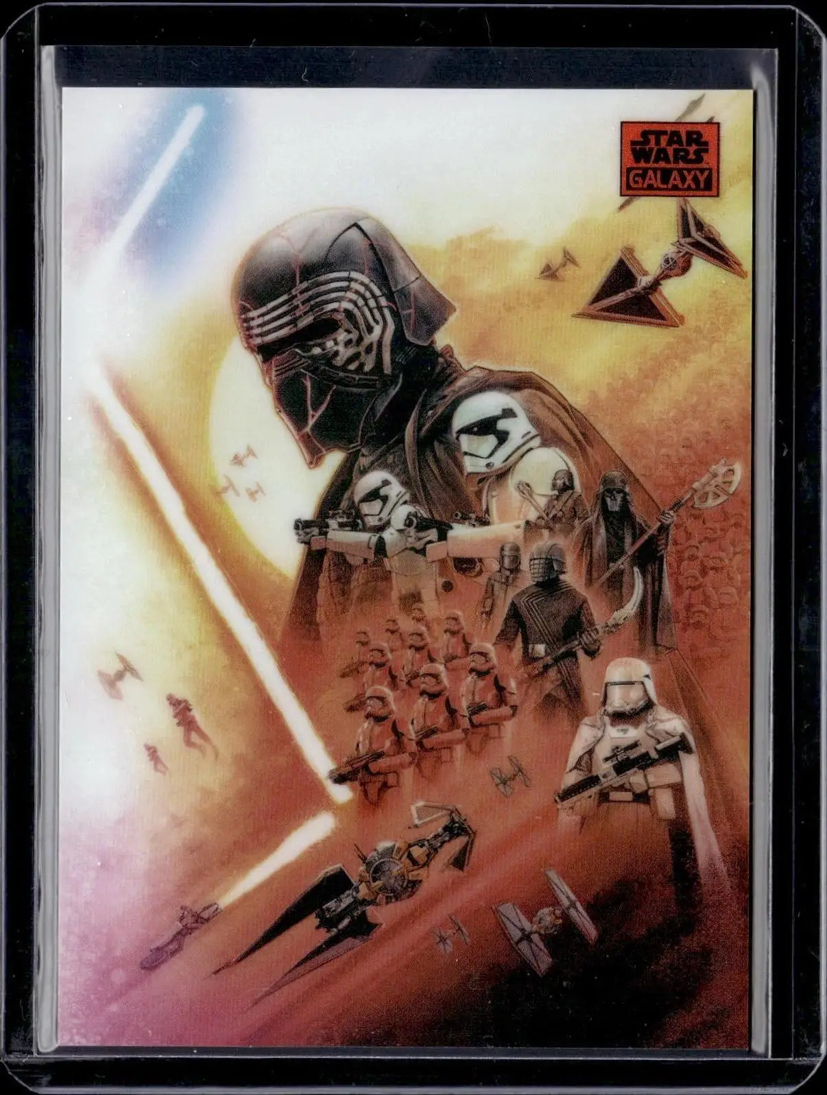 The First Order 2025 Topps Chrome Galaxy Star Wars Orange