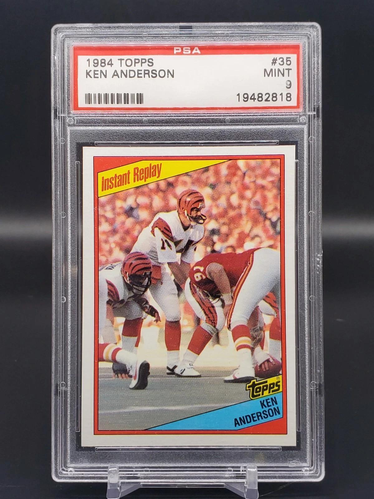 Ken Anderson 1984 Topps  Cincinnati Bengals 35 PSA 9