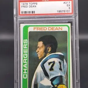 Fred Dean 1978 Topps San Diego Chargers 217 PSA 5