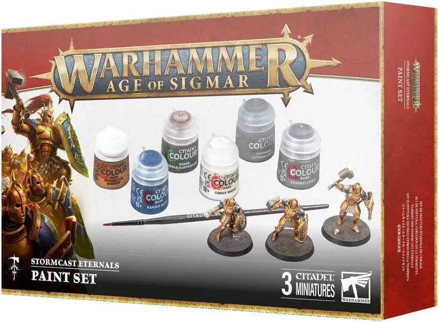 Warhammer Age Of Sigmar Stormcast Eternals Paint & Vindicators Set