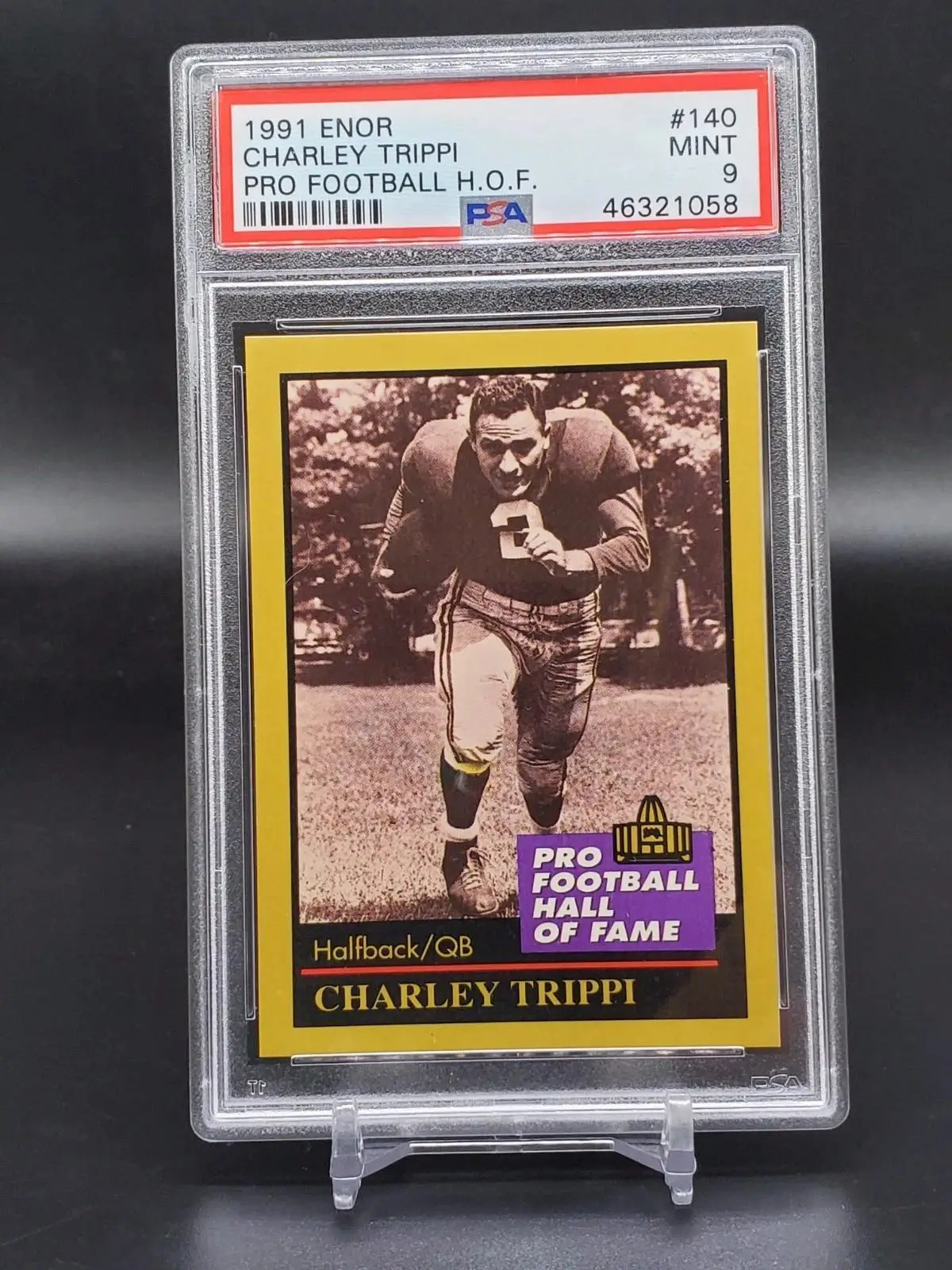Charley Trippi 1991 Enor Pro Football HOF Arizona Cardinals 140 PSA 9