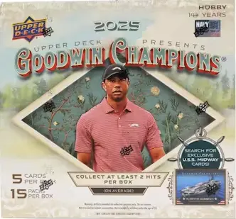 2025 Upper Deck Goodwin Champions Hobby Box