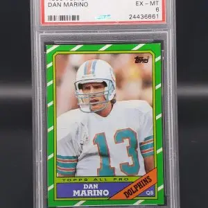 Dan Marino 1986 Topps  Miami Dolphins 45 PSA 6