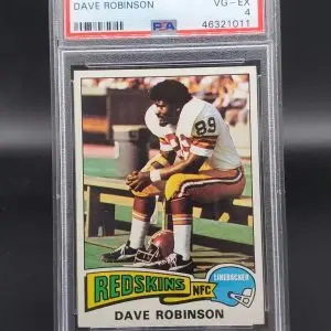 Dave Robinson 1975 Topps Washington Redskins 46 PSA 4