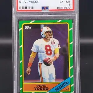 Steve Young 1986 Topps RC Tampa Bay Buccaneers 374 PSA 6