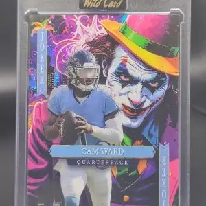 Cam Ward 2025 Wild Card Jokers Wild 1/1 Tennessee Titans #SDJWM-CWNg03