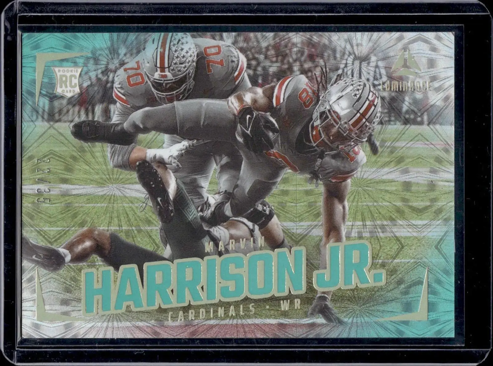 Marvin Harrison Jr. 2024 Panini Luminance Teal /35 RC Arizona Cardinals 180