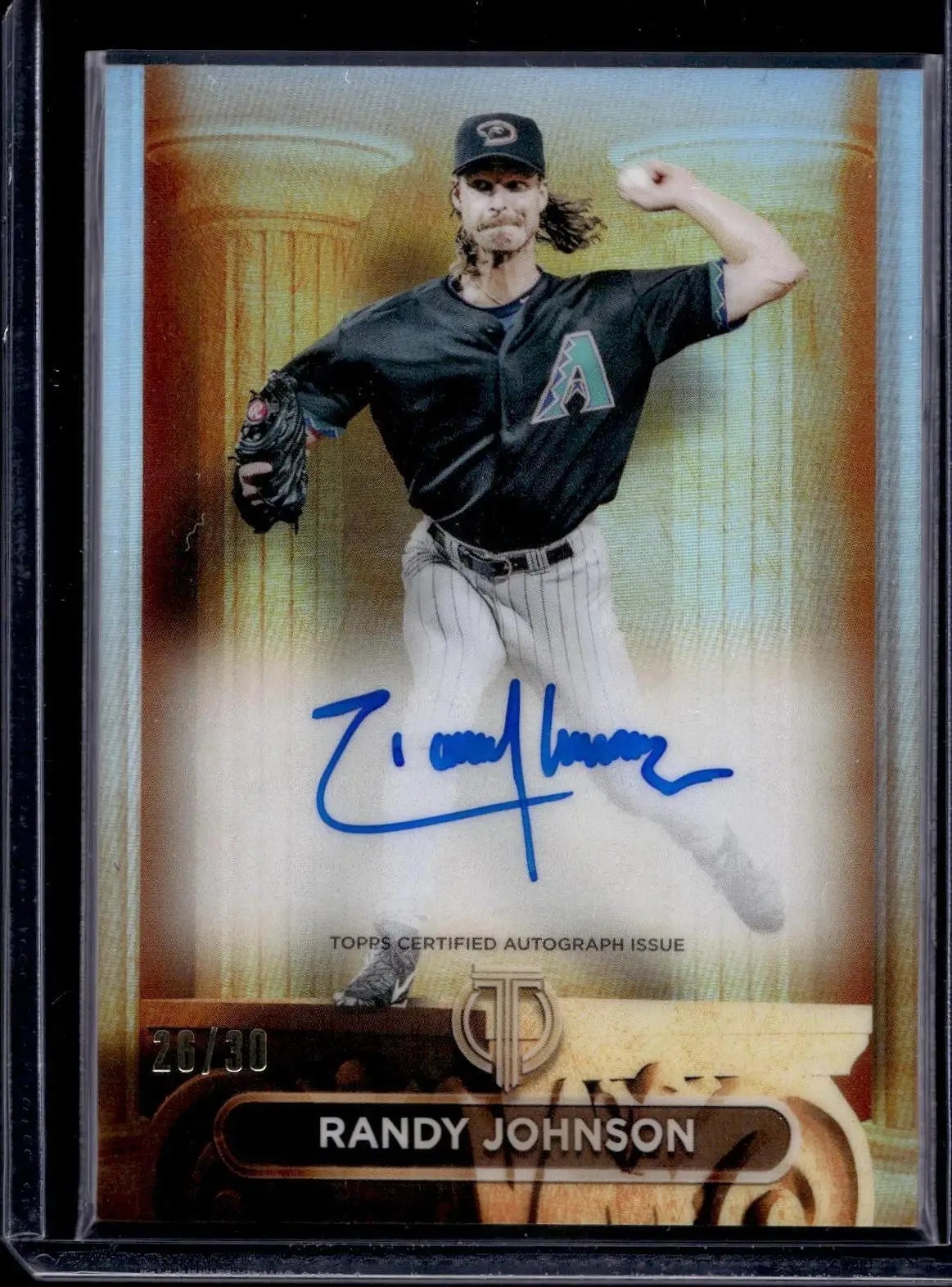 Randy Johnson 2024 Topps Tribute Pillars of the Game Auto /30 Arizona Diamondbacks