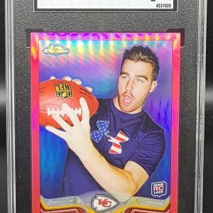 Travis Kelce 2013 Topps Chrome Pink RC /399 Kansas City Chiefs 118 SGC 9