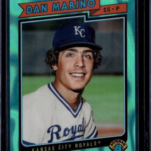 Dan Marino 2025 Bowman Draft Dream Draft Pick Aqua Lava Refractor /199 Royals 1