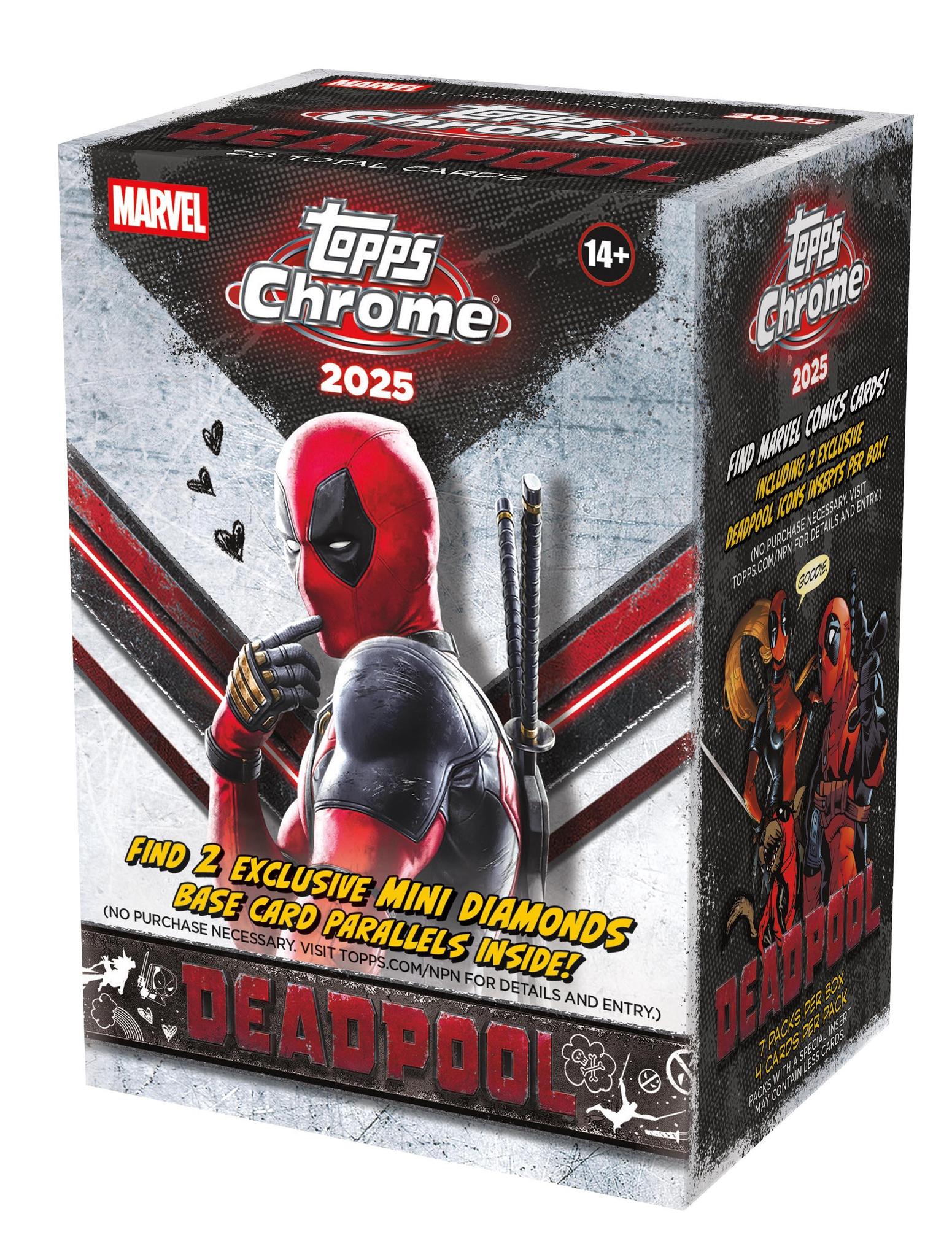 2025 Topps Chrome Deadpool Blaster Box