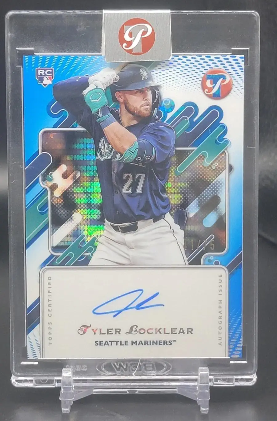 Tyler Locklear 2025 Topps Pristine Auto /75 Seattle Mariners #PA-TL