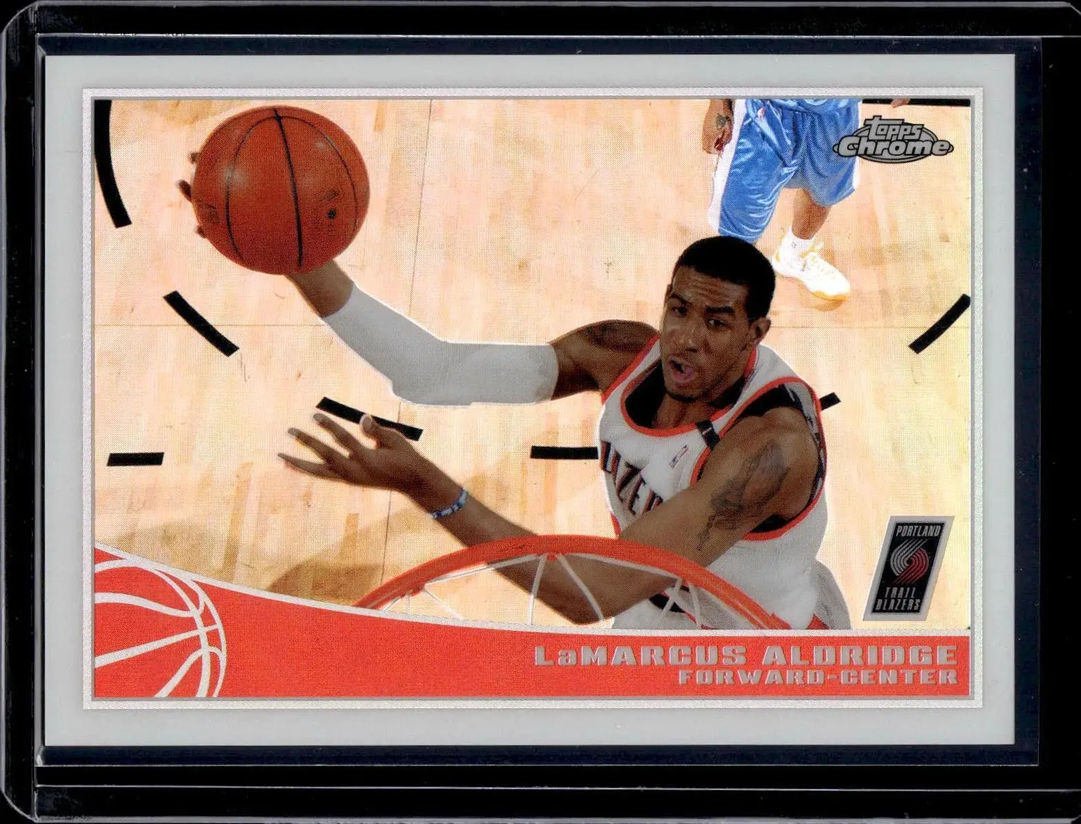 LaMarcus Aldridge 2009-10 Topps Chrome Refractor /500 Portland Trail Blazers 81