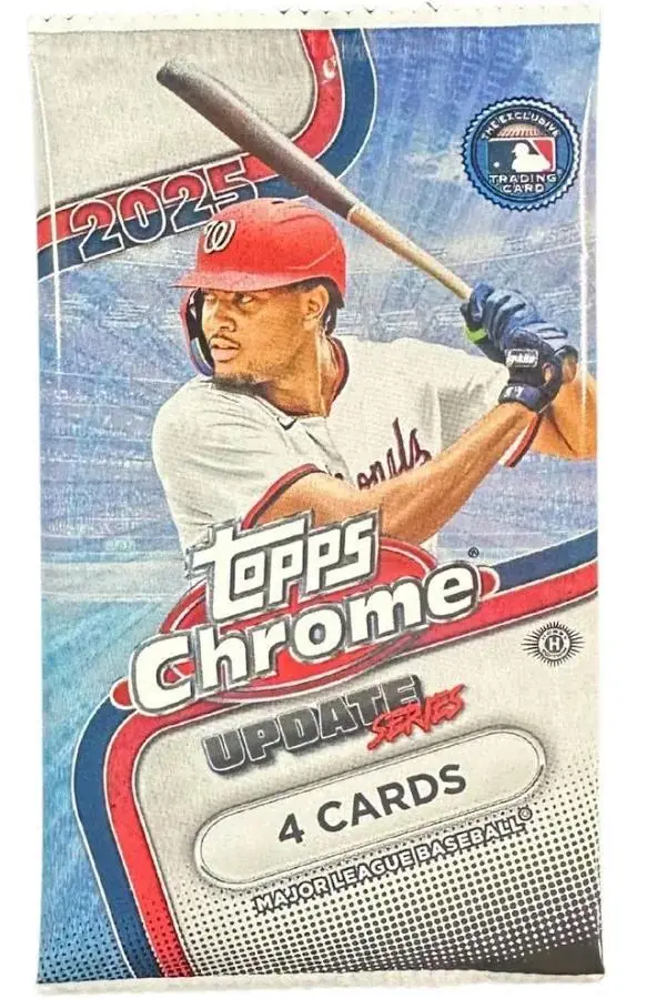 2025 Topps Chrome Update Baseball Hobby Pack