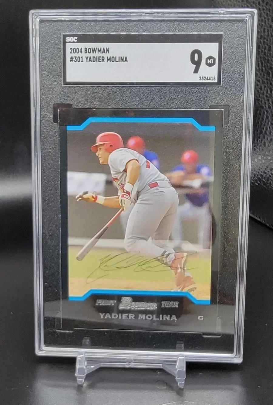 Yadier Molina 2004 Bowman RC St. Louis Cardinals SGC 9