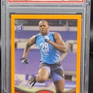 Chandler Jones 2012 Topps Orange /86 RC New England Patriots #76 PSA 10