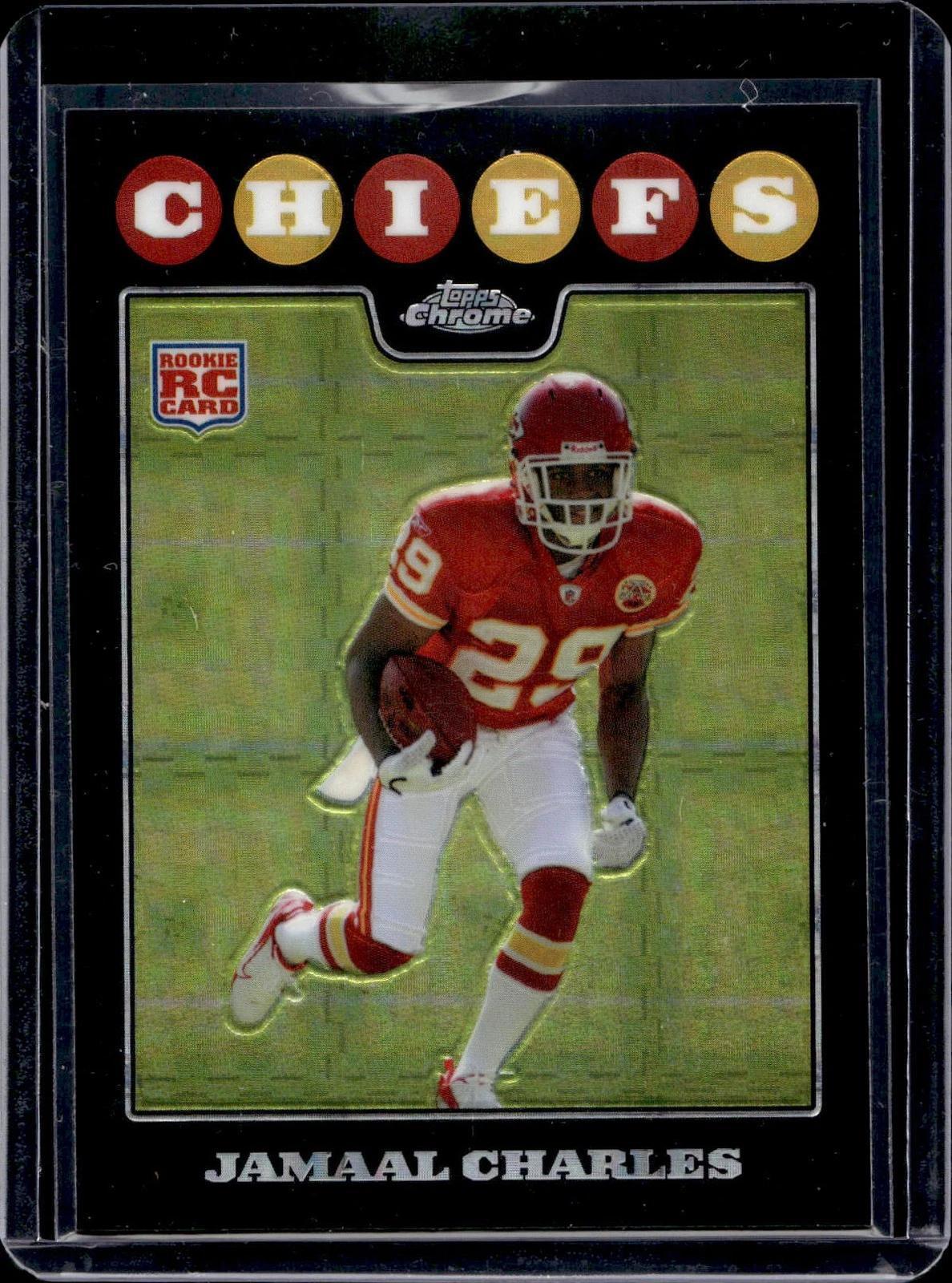 Jamaal Charles 2008 Topps Chrome X-fractor Rookie Kansas City Chiefs TC185