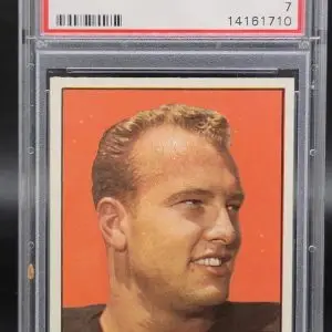 Paul Hornung 1961 Topps Green Bay Packers 40 PSA 7