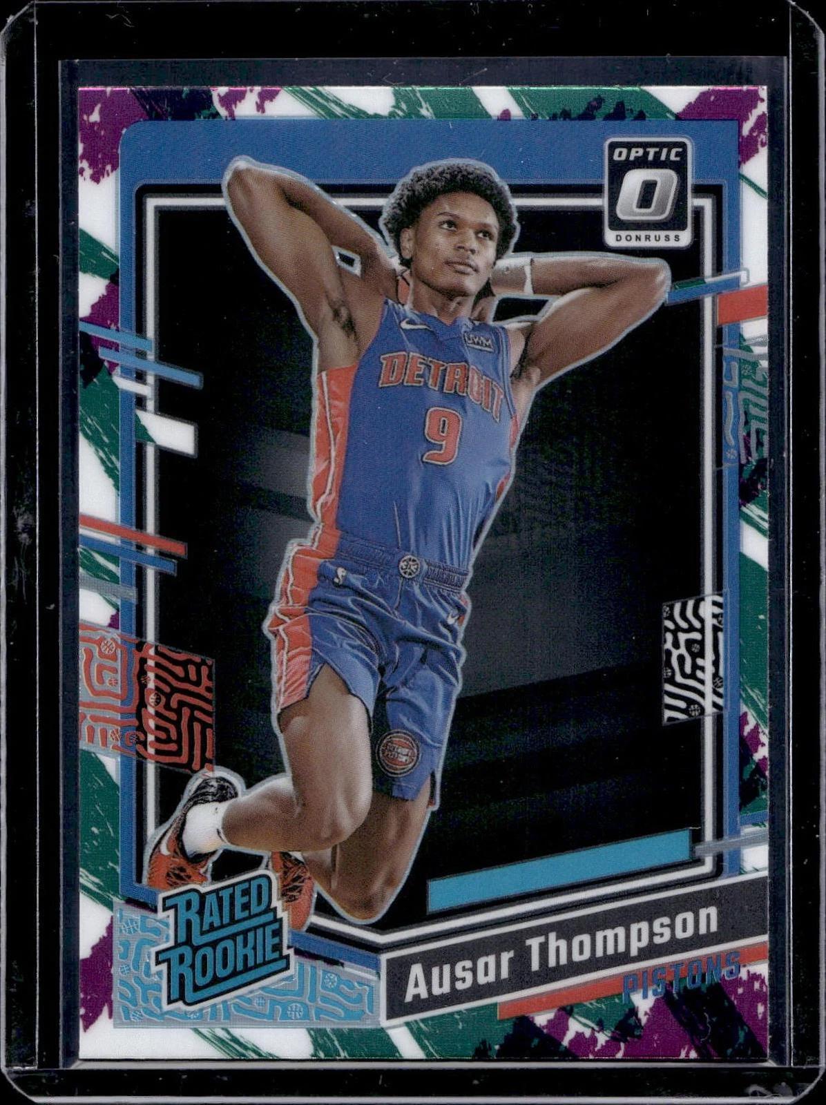 Ausar Thompson 2023-24 Donruss Optic Jazz Rookie Detroit Pistons 235