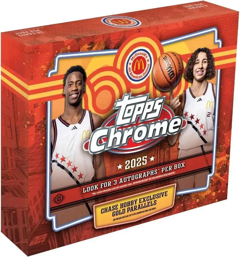 2025 Topps Chrome McDonald's All American Basketball Hobby Box