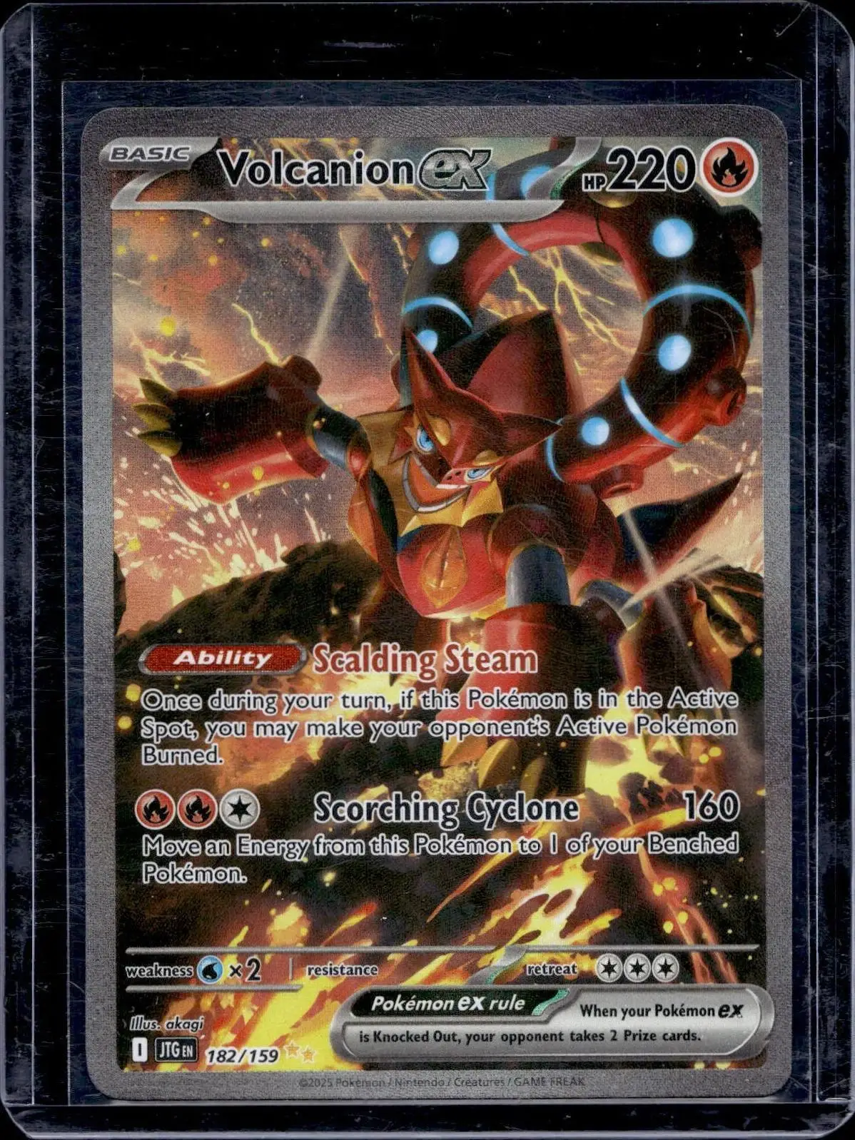 Volcanion Pokemon SV09: Journey Together ex 182/159
