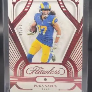 Puka Nacua 2024 Panini Flawless Red Ruby /20 Los Angeles Rams #38