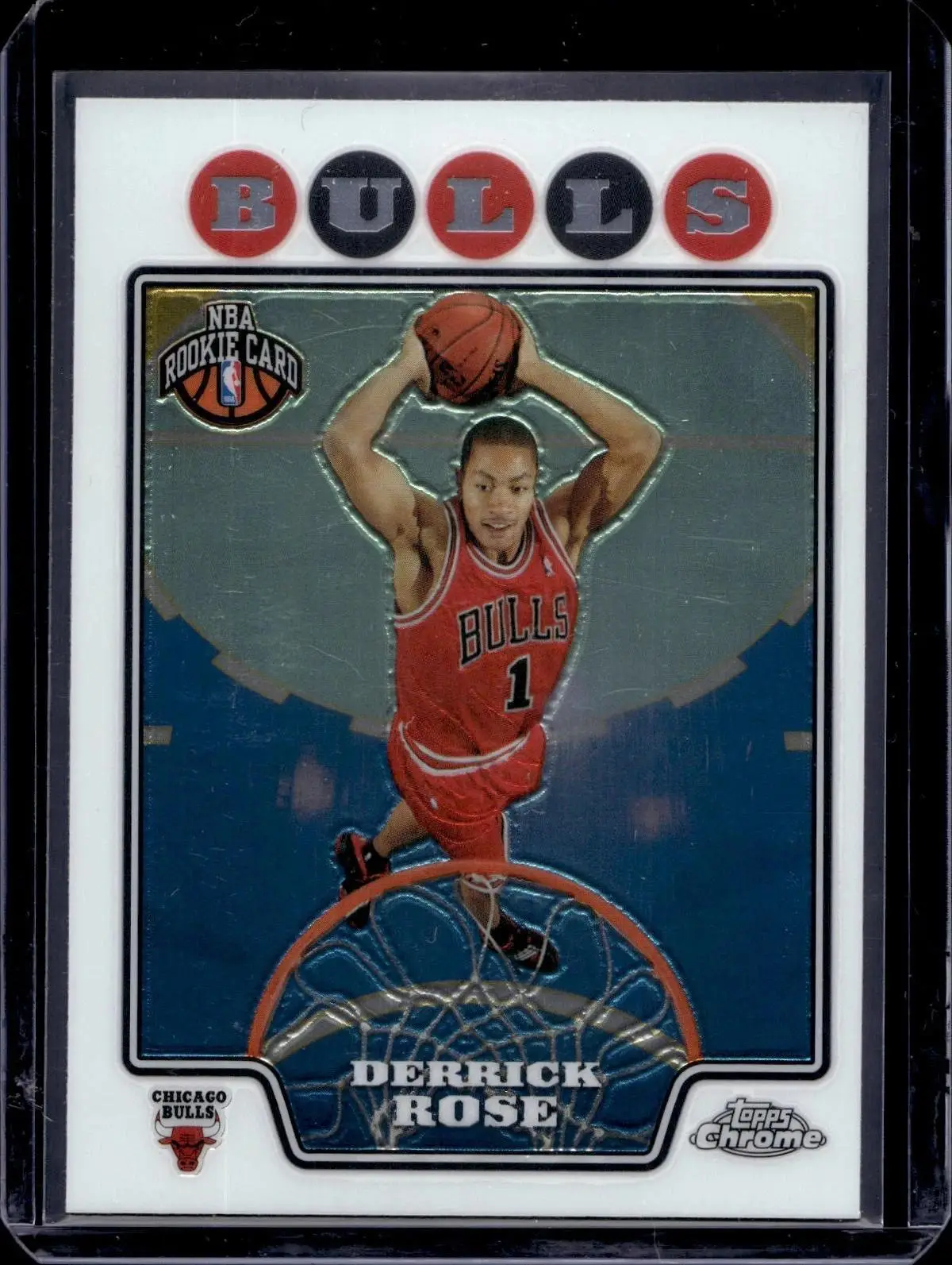 Derrick Rose 2008-09 Topps Chrome Rookie Chicago Bulls 181