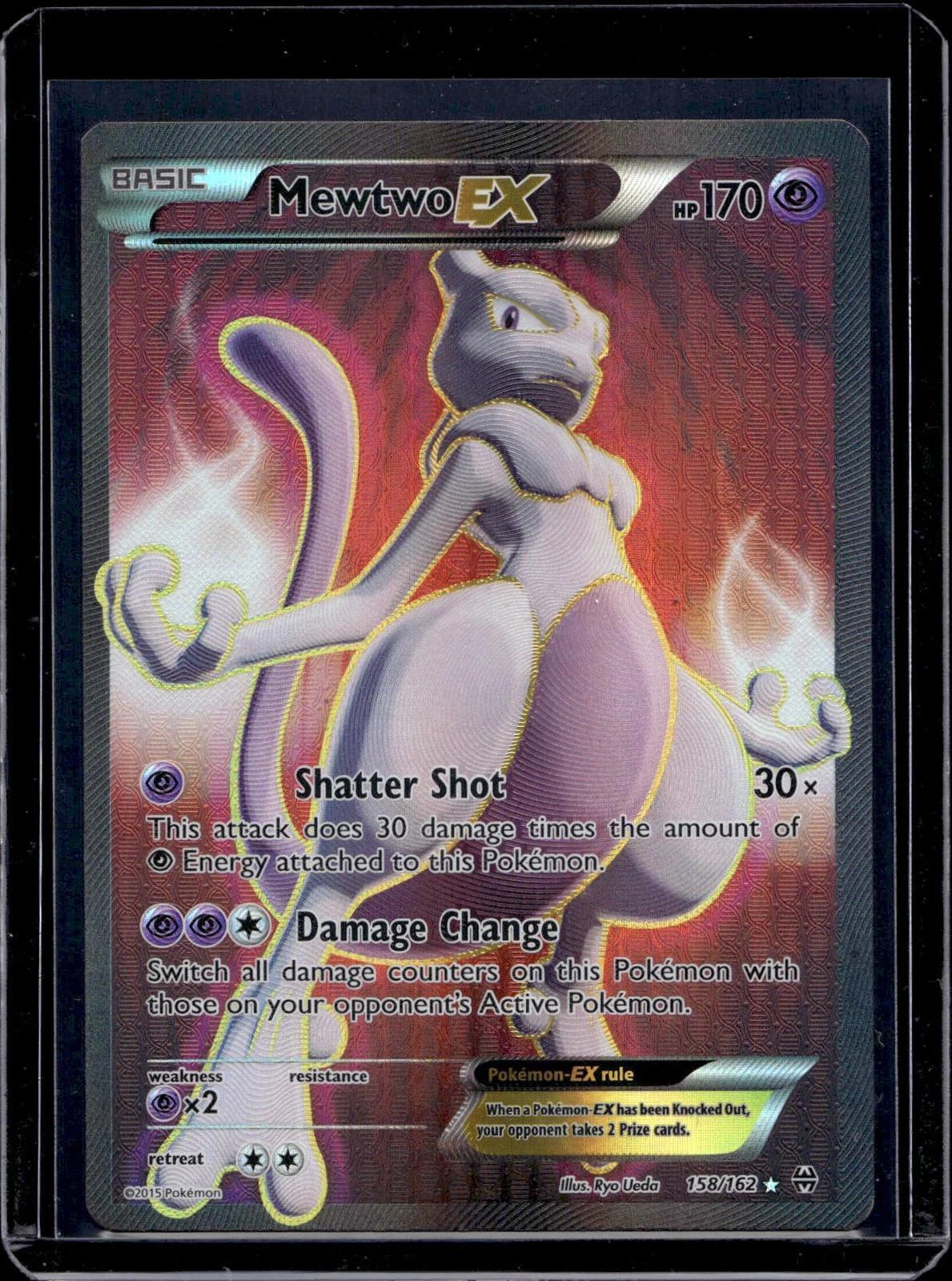 BREAKthrough Mewtwo Pokemon XY - EX (158 Full Art) 158/162