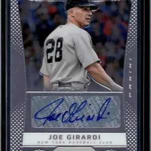 Joe Girardi 2012 Panini Prizm Auto New York Yankees JG