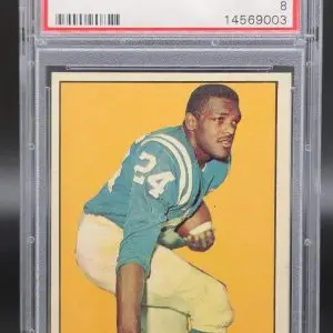 Lenny Moore 1961 Topps Baltimore Colts 2 PSA 8