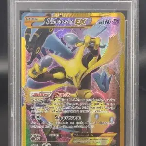 Alakazam EX Pokemon Fates Collide XY Full Art 125/124 PSA 7