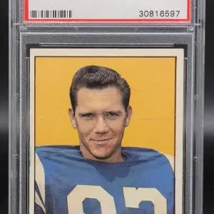 Raymond Berry 1961 Topps Baltimore Colts 4 PSA 7